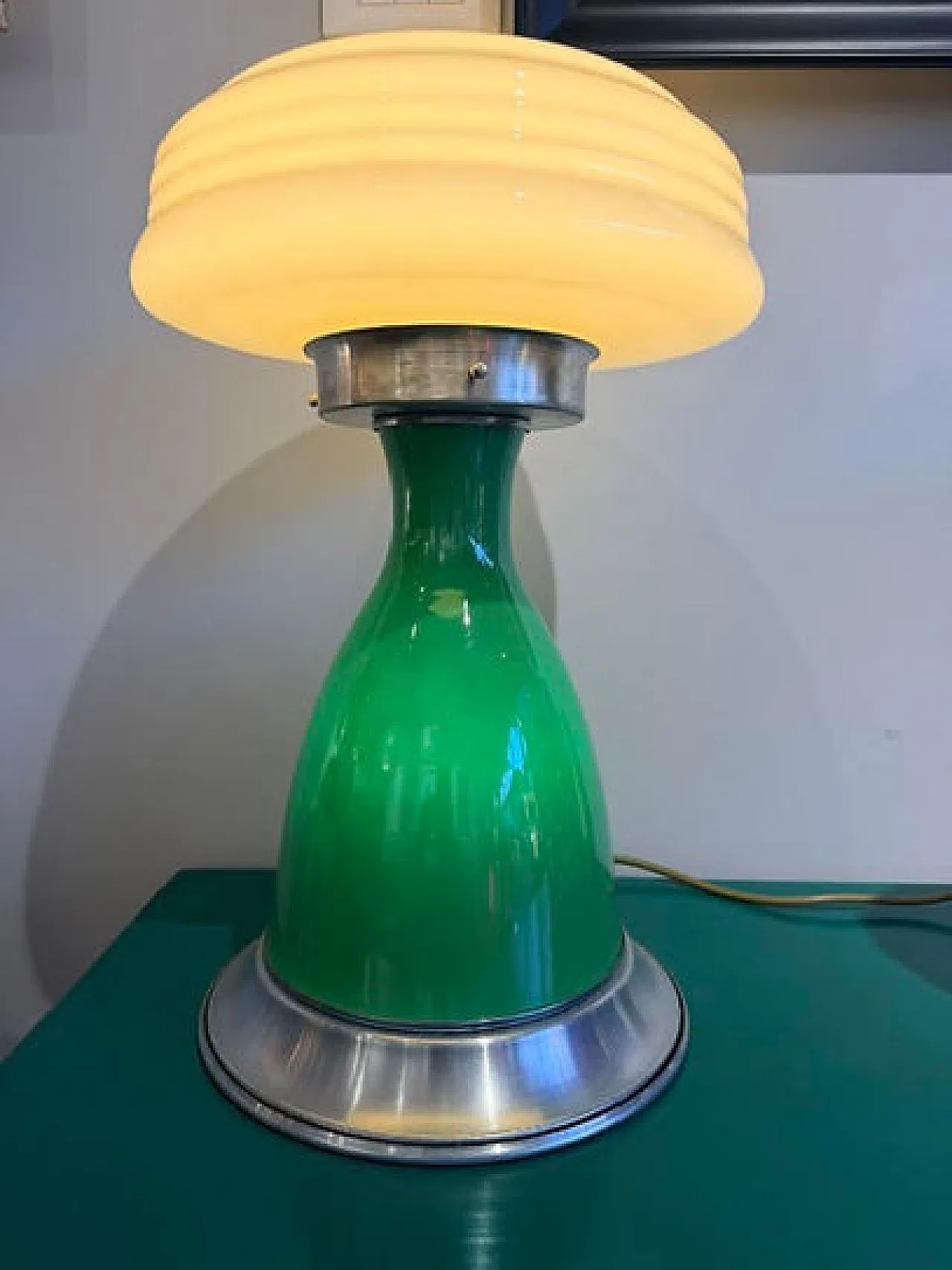 Lampada da tavolo a fungo, anni '70 4