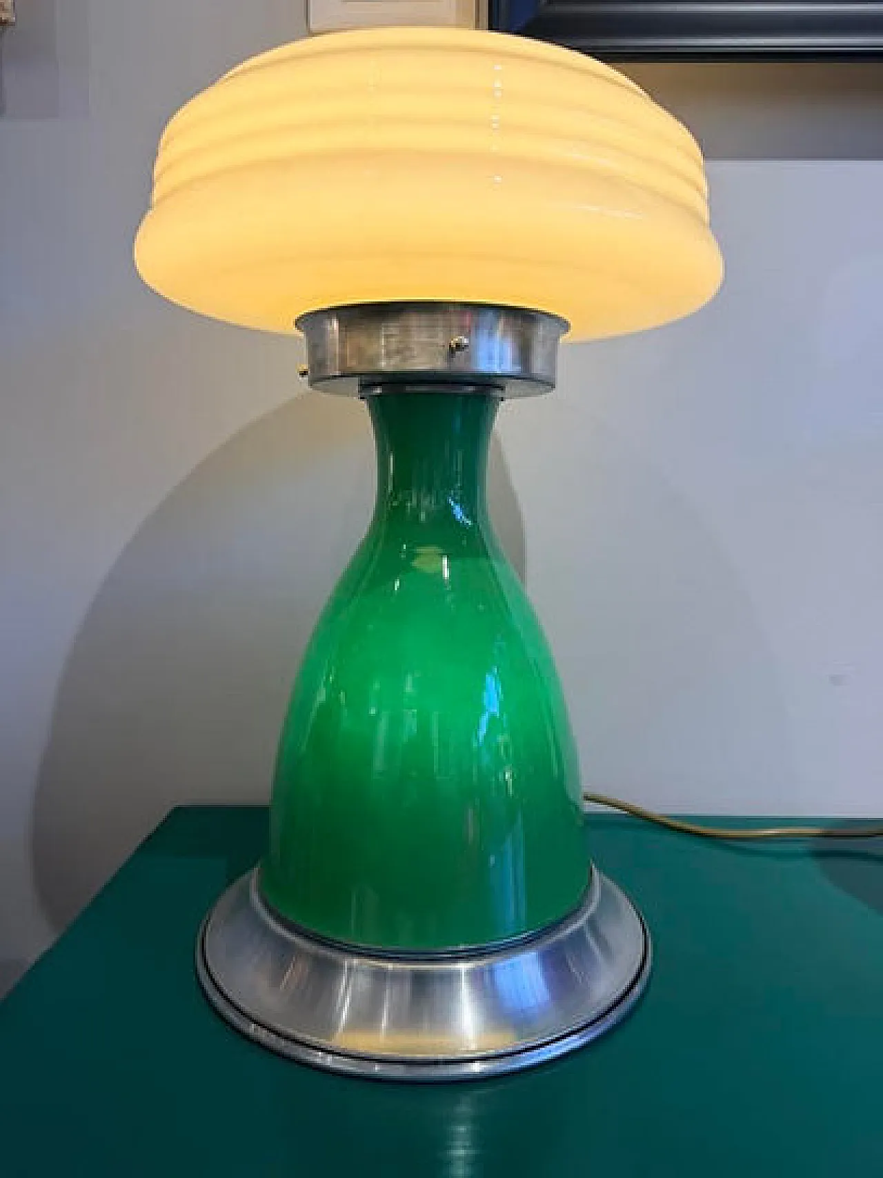 Lampada da tavolo a fungo, anni '70 5