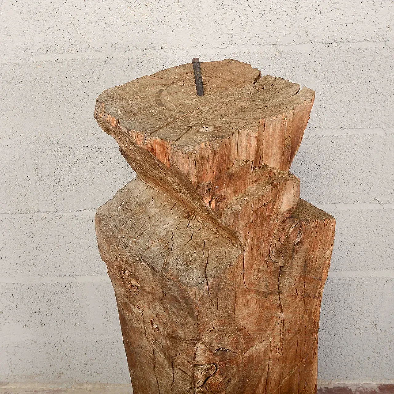 Wooden pedestal column, 20th century 2
