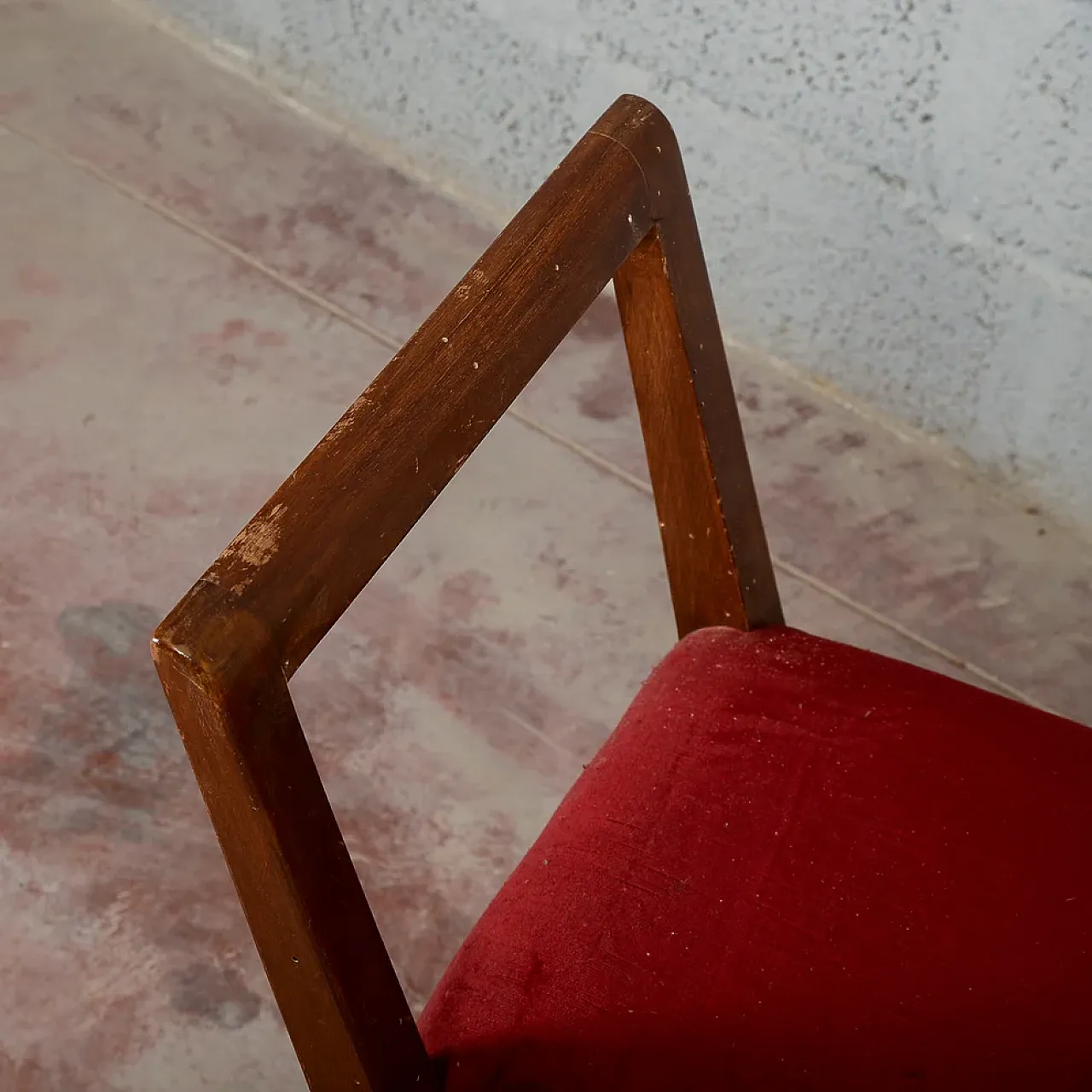 Small covered wooden bench, 20th century 6