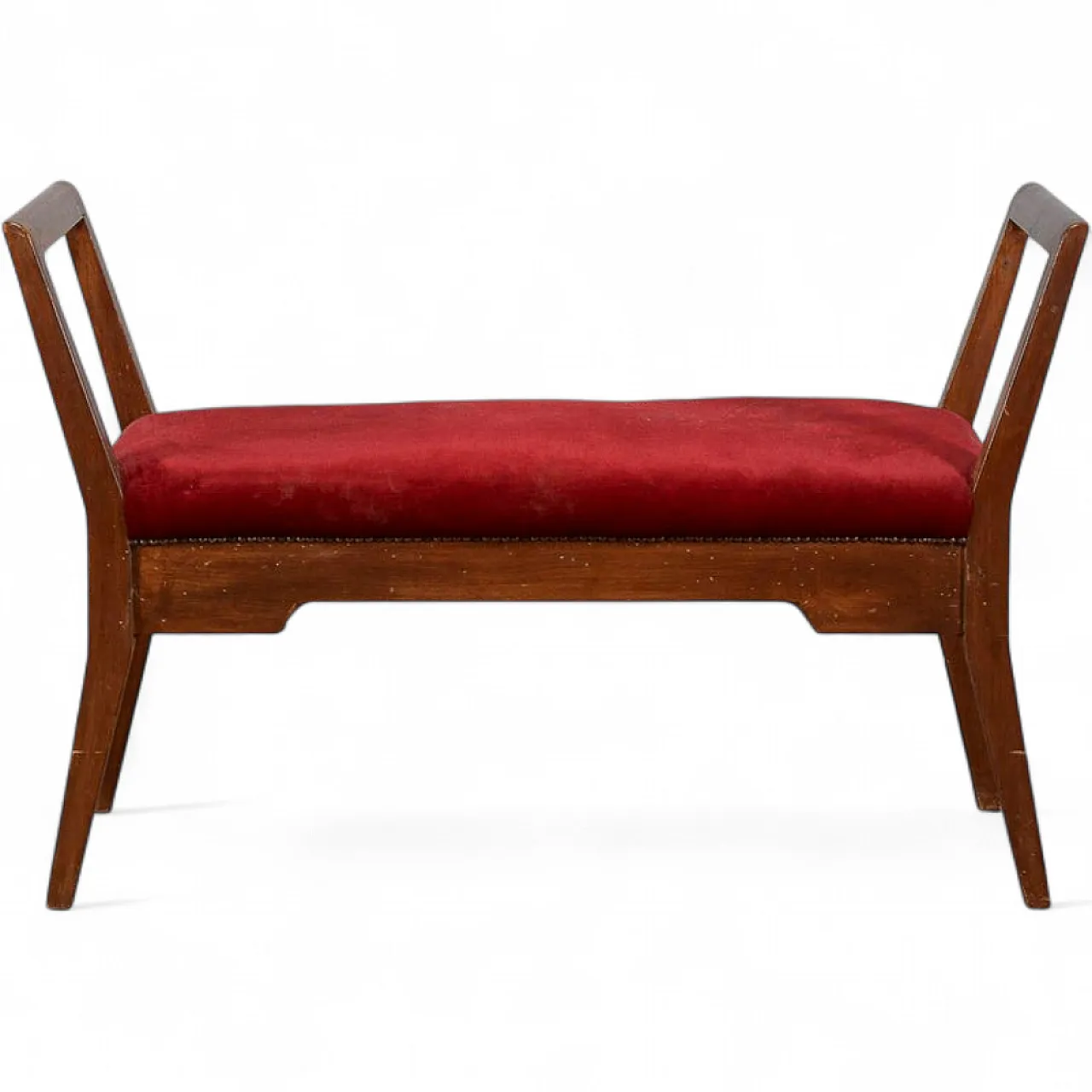 Small covered wooden bench, 20th century 10