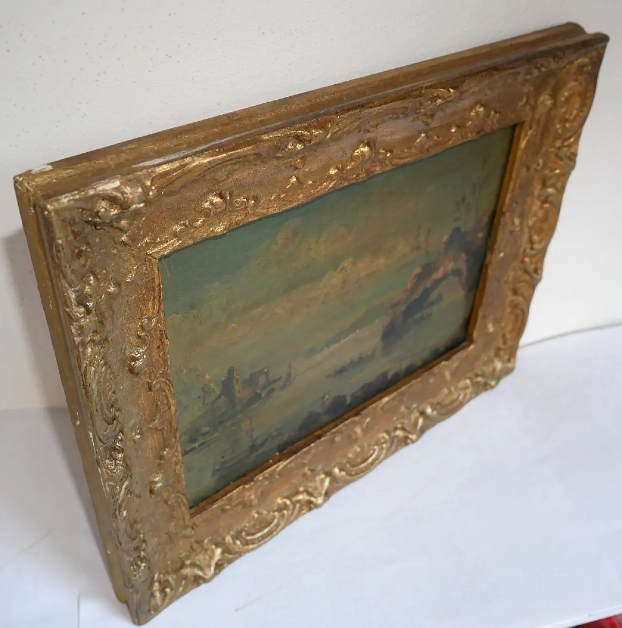 Paesaggio marino Dipinto ad olio, '800 4
