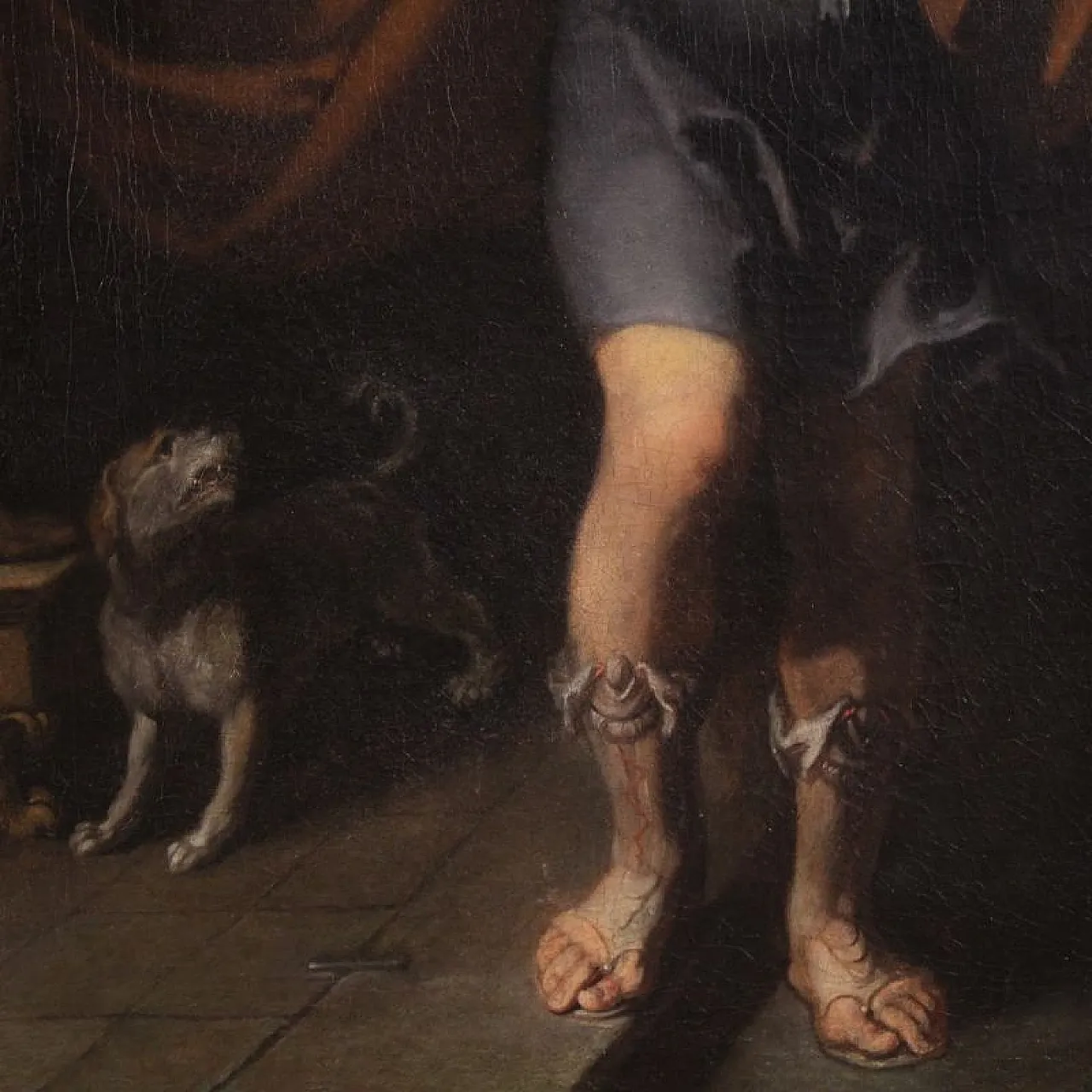 French painting, Joseph and his wife Putiphar, 17th century 6