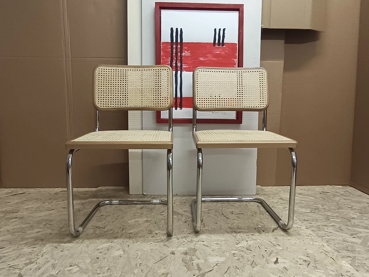 Pair of Cesca chairs, 2000s 4