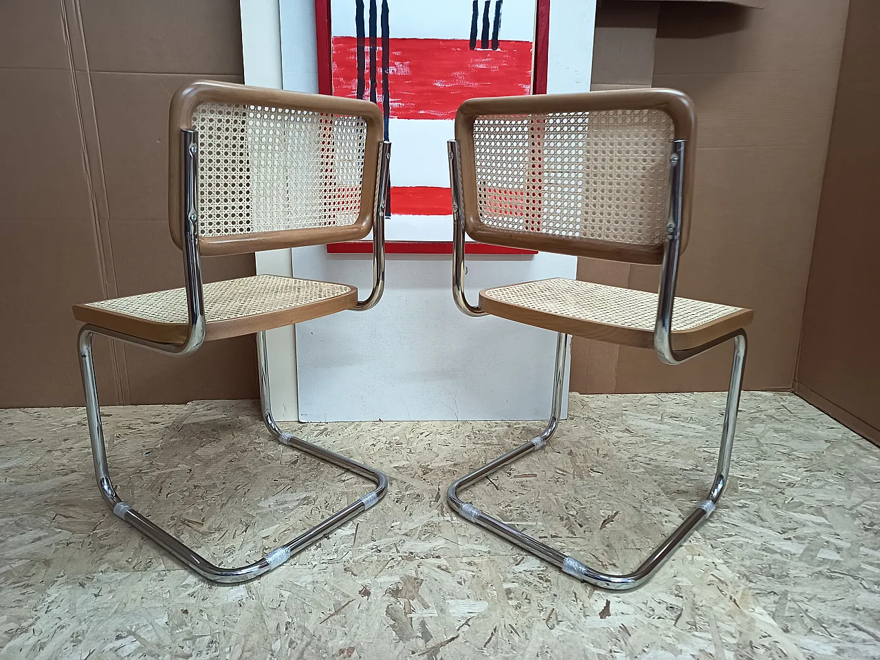 Pair of Cesca chairs, 2000s 9