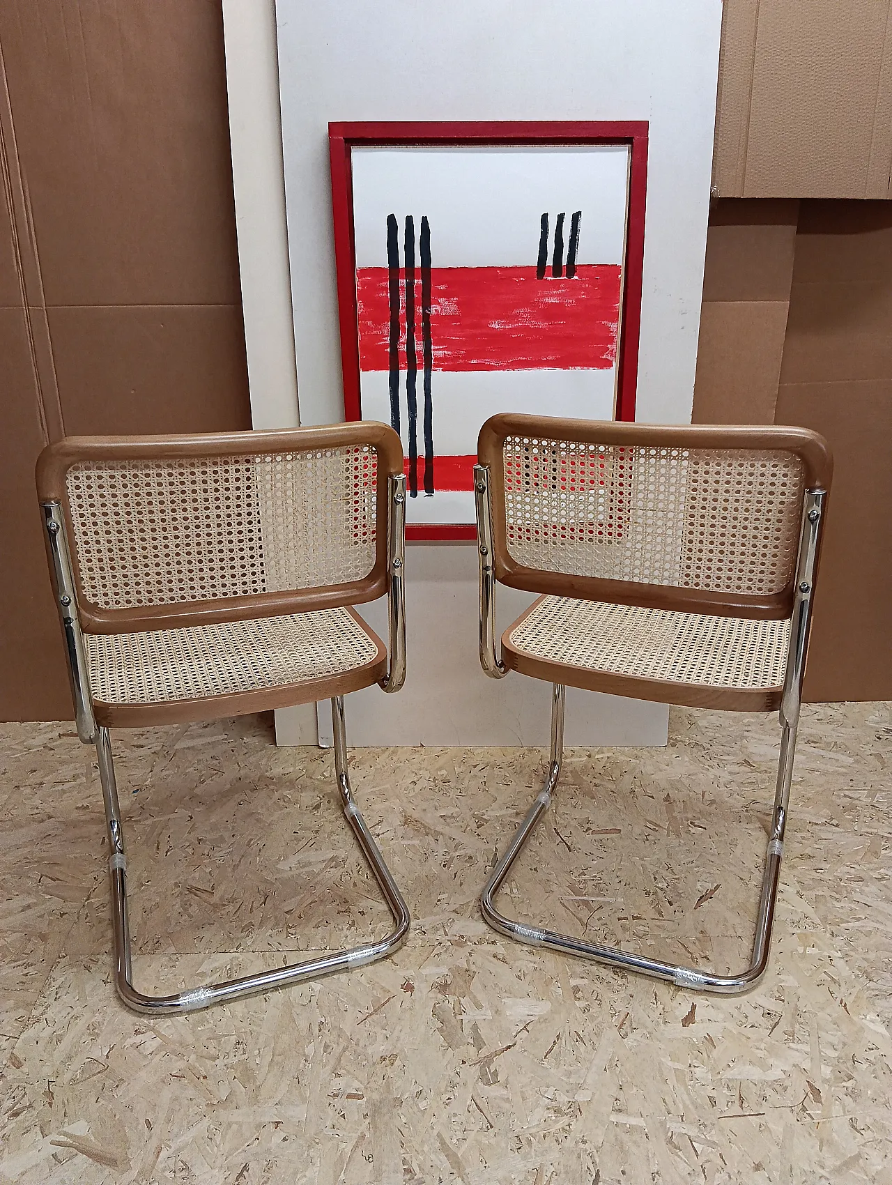 Pair of Cesca chairs, 2000s 10