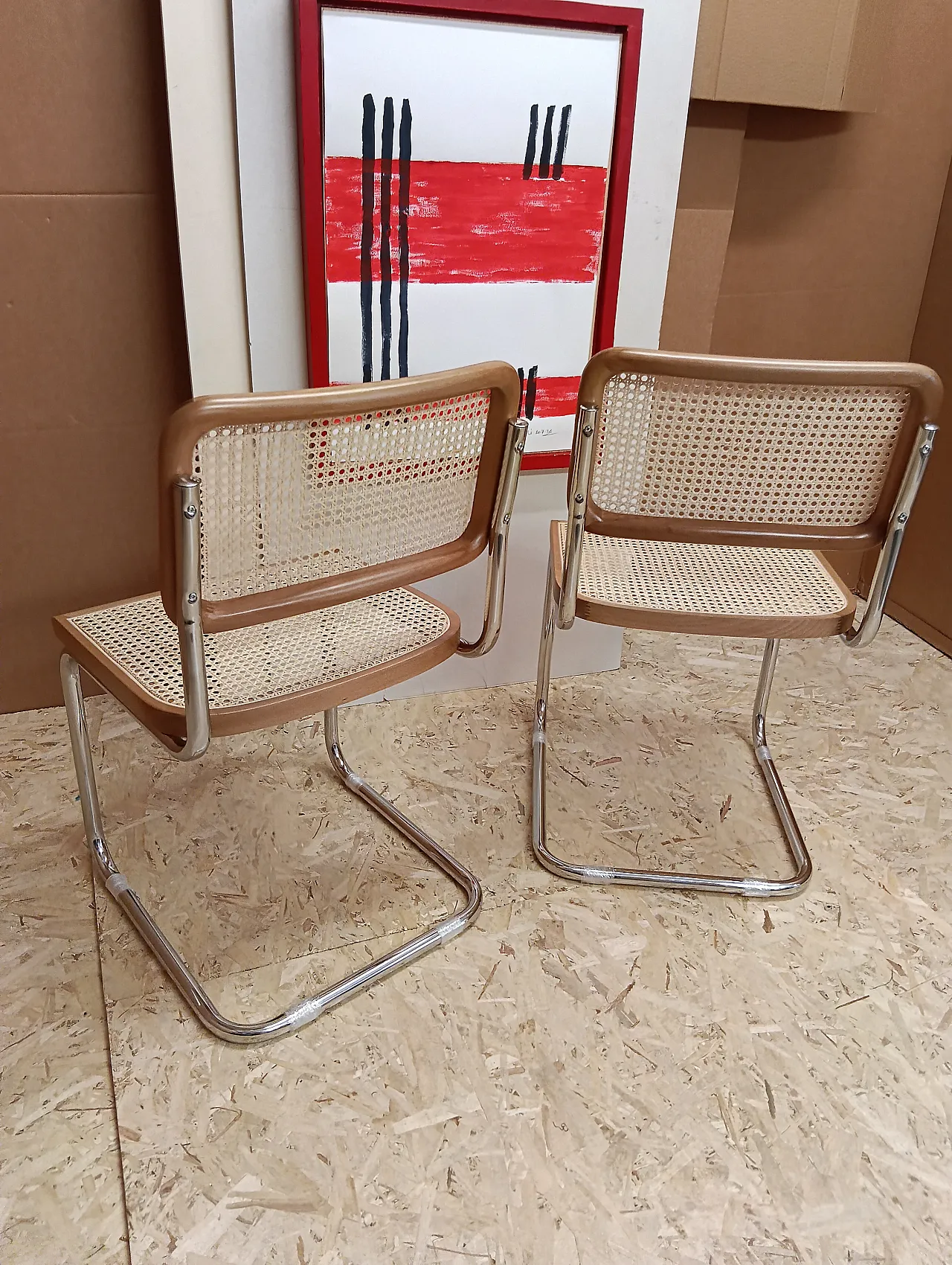 Pair of Cesca chairs, 2000s 12