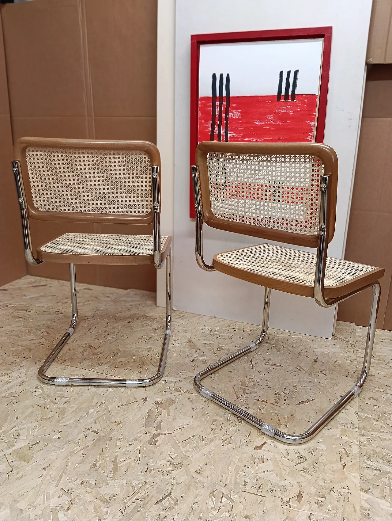 Pair of Cesca chairs, 2000s 13