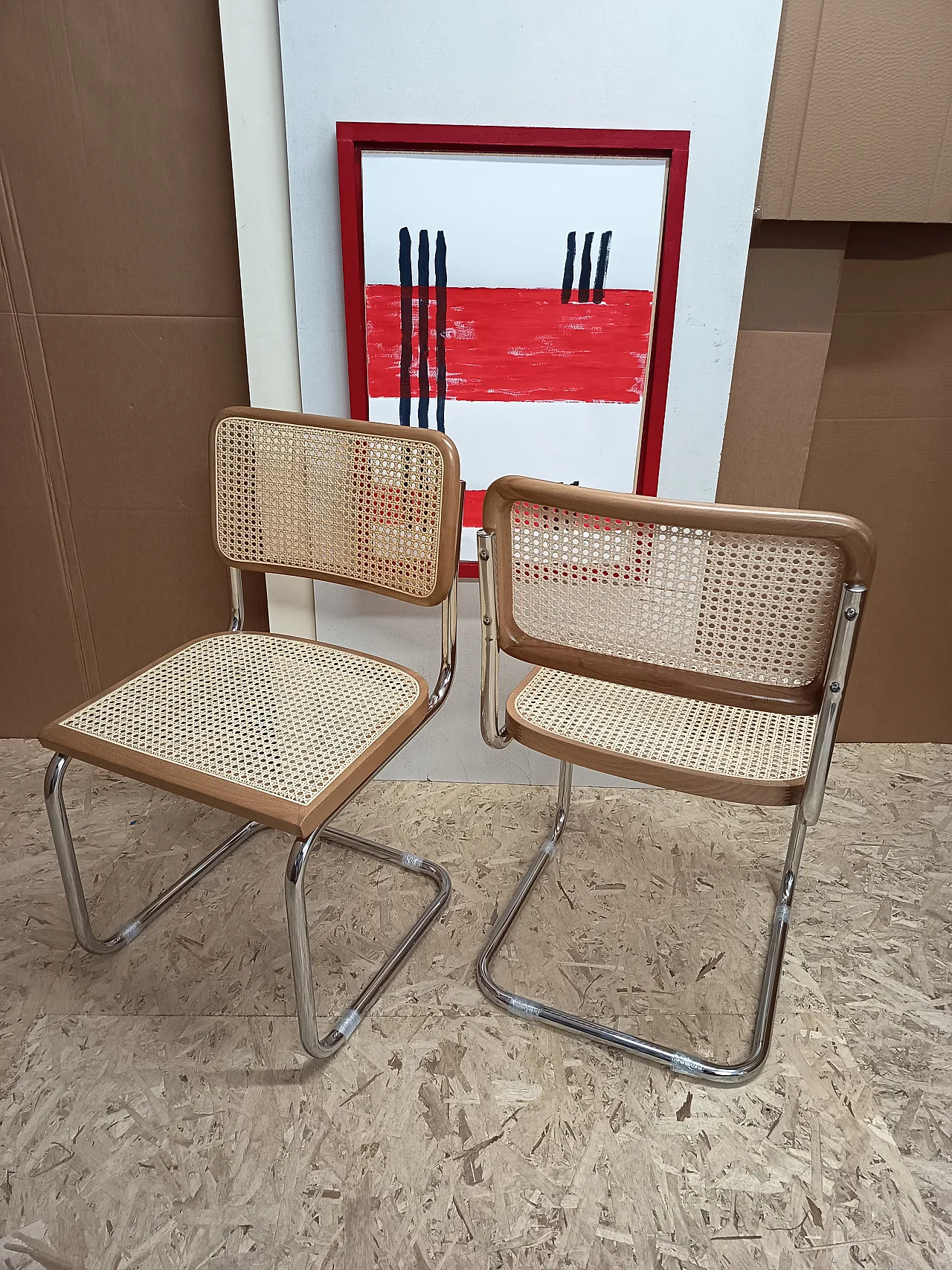 Pair of Cesca chairs, 2000s 15