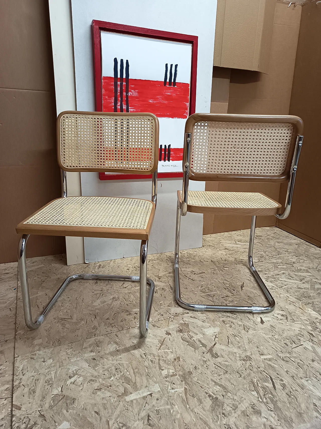 Pair of Cesca chairs, 2000s 18