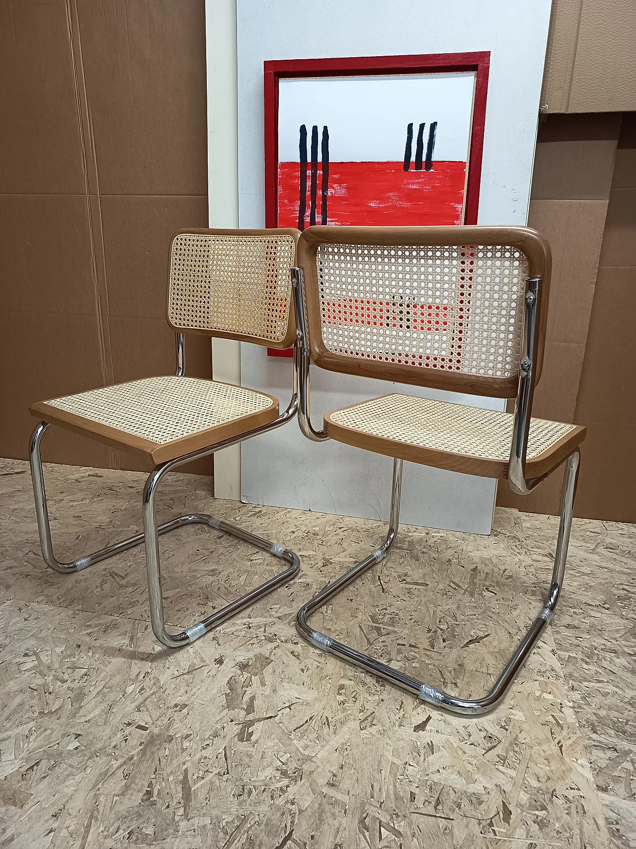 Pair of Cesca chairs, 2000s 20