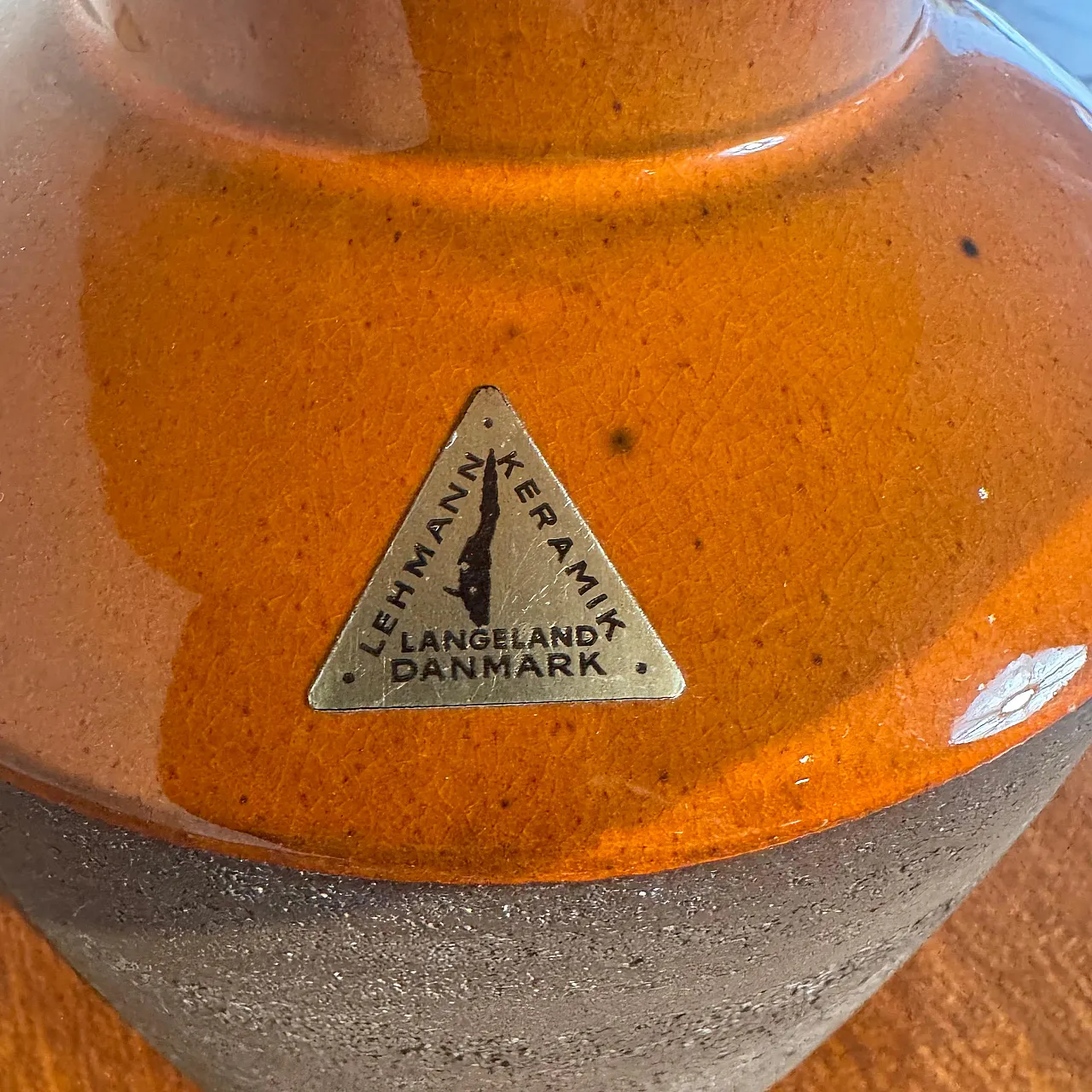 Lehmann Keramik table lamp in ceramic, 1970s 5