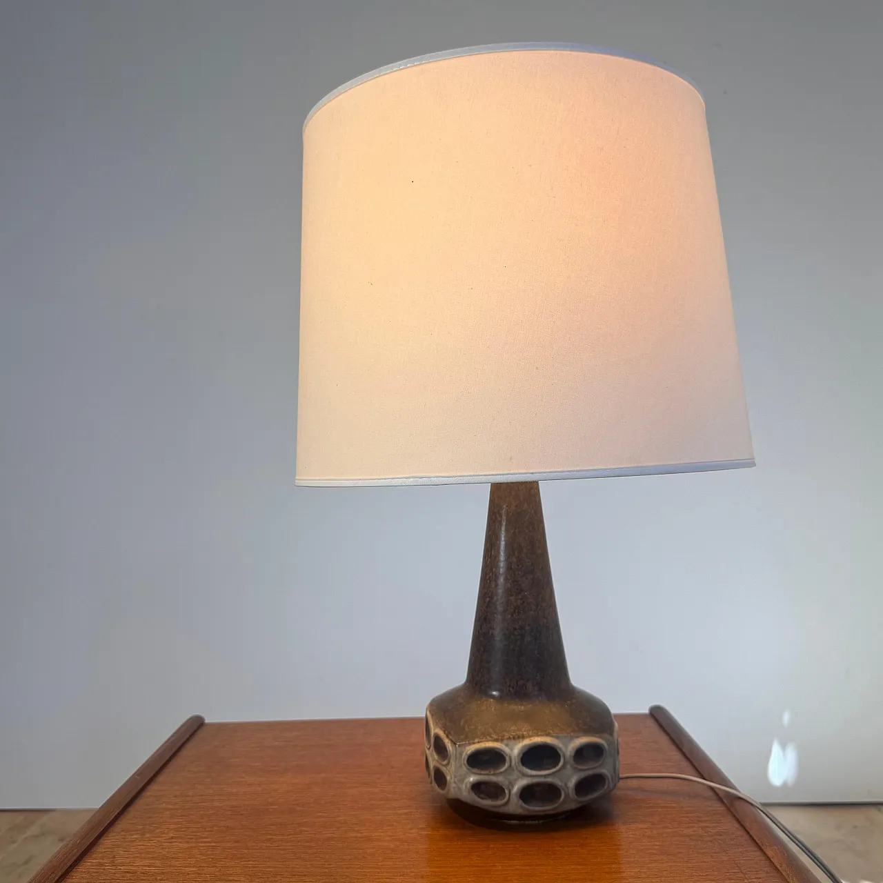 Ceramic table lamp, 1970s 5