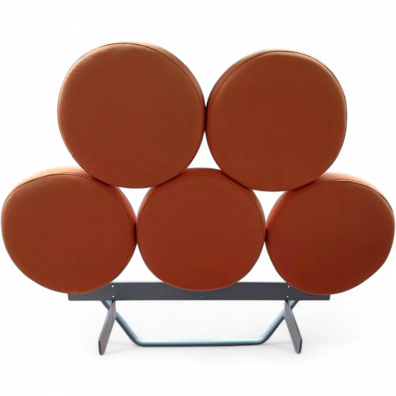 Single bed with sculptural Marshmallow headboard, 1980s 7