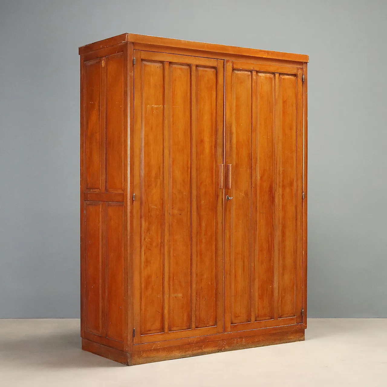 Wardrobe in cherry wood, 1940s 1