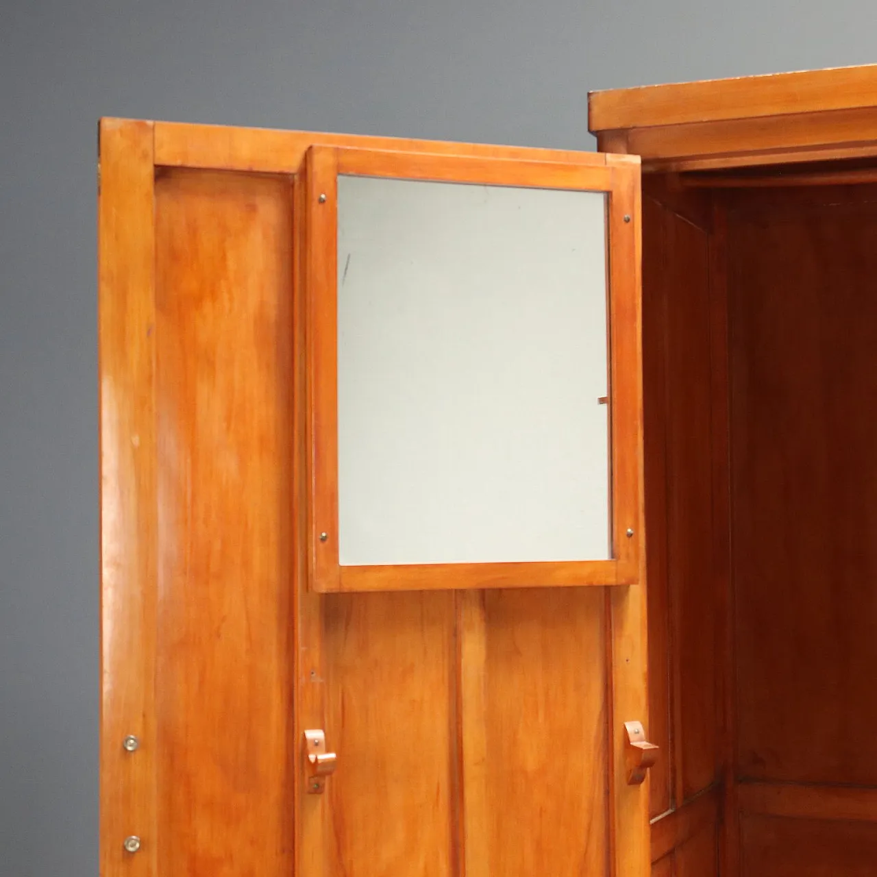 Wardrobe in cherry wood, 1940s 7