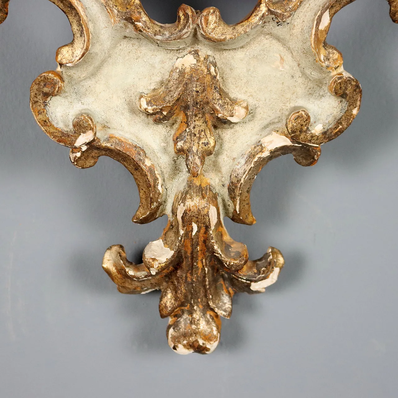 Model of Shelf with carved wooden mirror, 19th century 10
