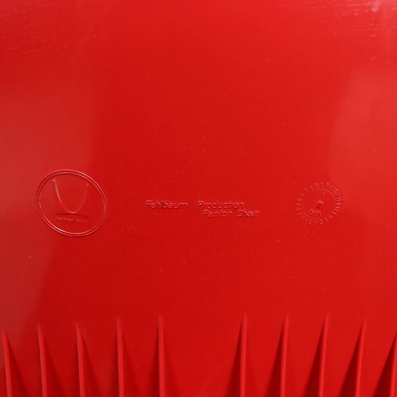 Pair of Panton chairs by Verner Panton for Vitra, 1970s 10