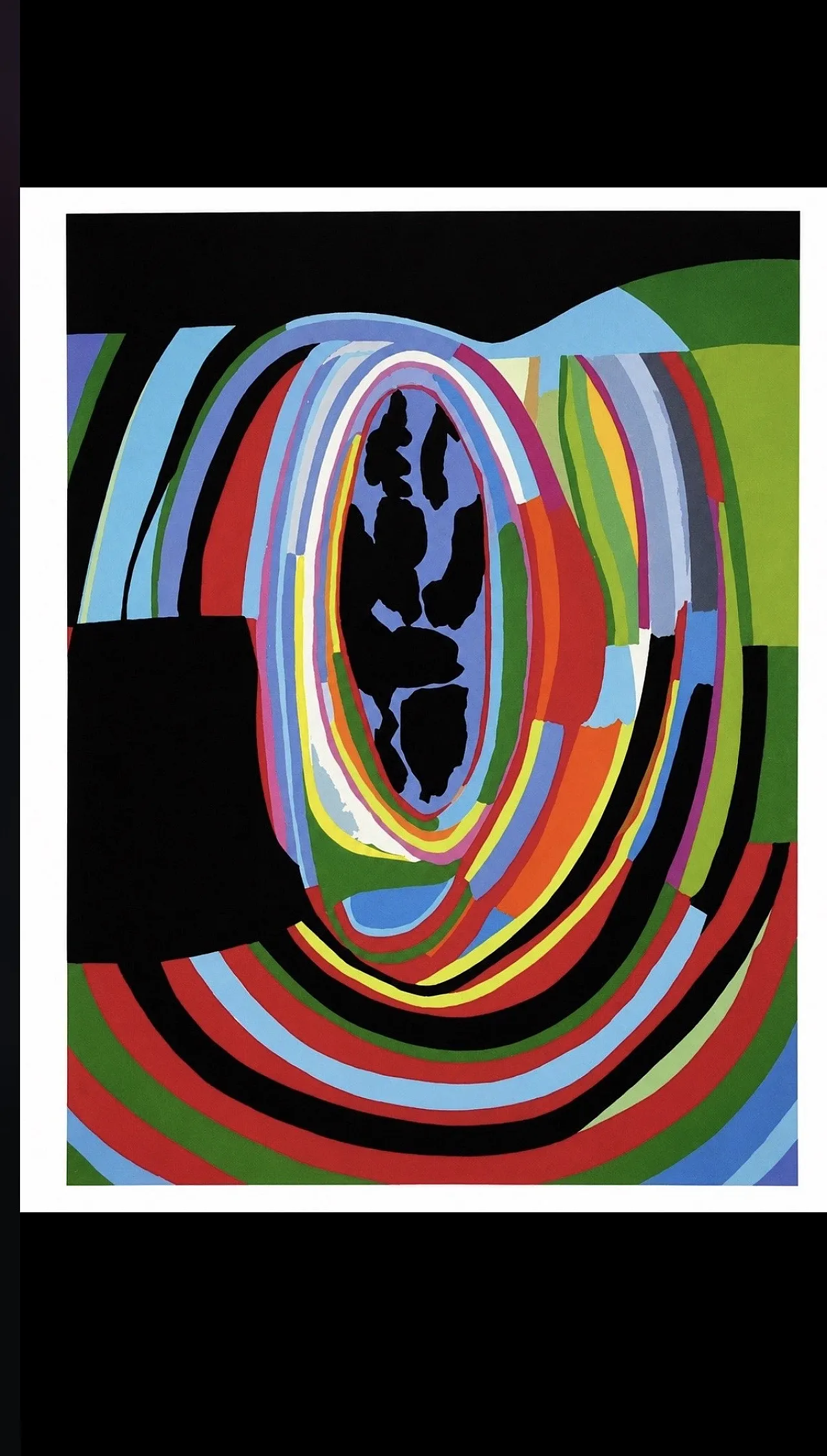 Screenprint by Alberto Burri, mid-20th century 1