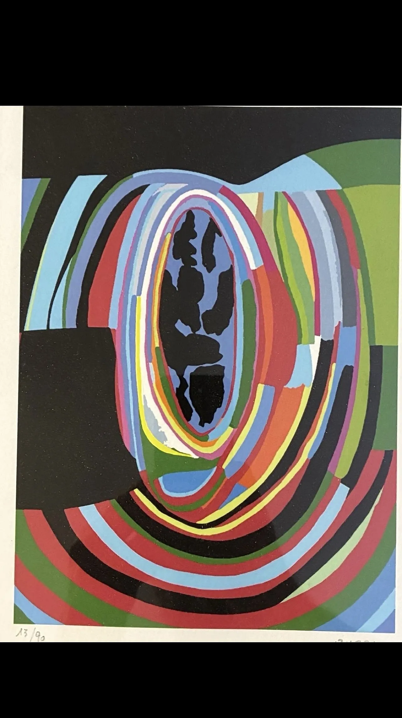 Screenprint by Alberto Burri, mid-20th century 4