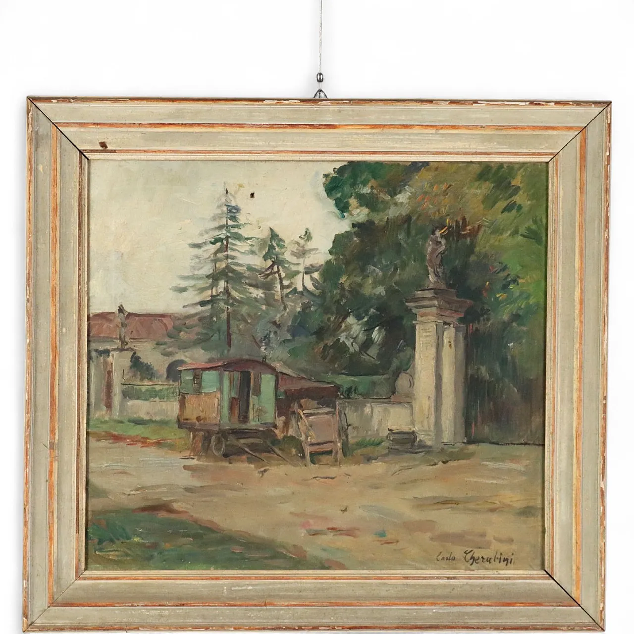 Villa Entrance and Caravan by Carlo Cherubini, 20th century 9