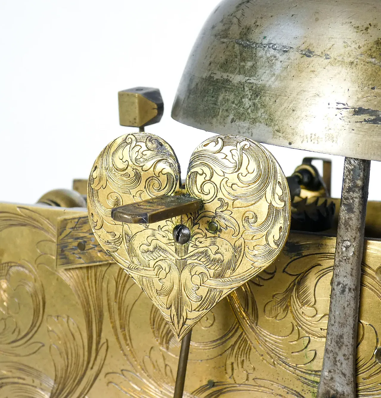 Table grandfather clock by Johannes VAN CEULE Le Jeune, 18th century 10