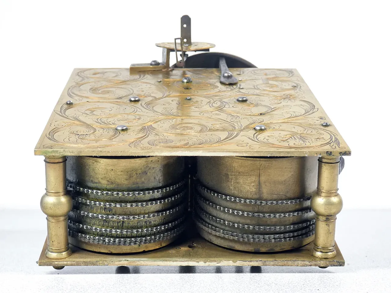 Table grandfather clock by Johannes VAN CEULE Le Jeune, 18th century 13