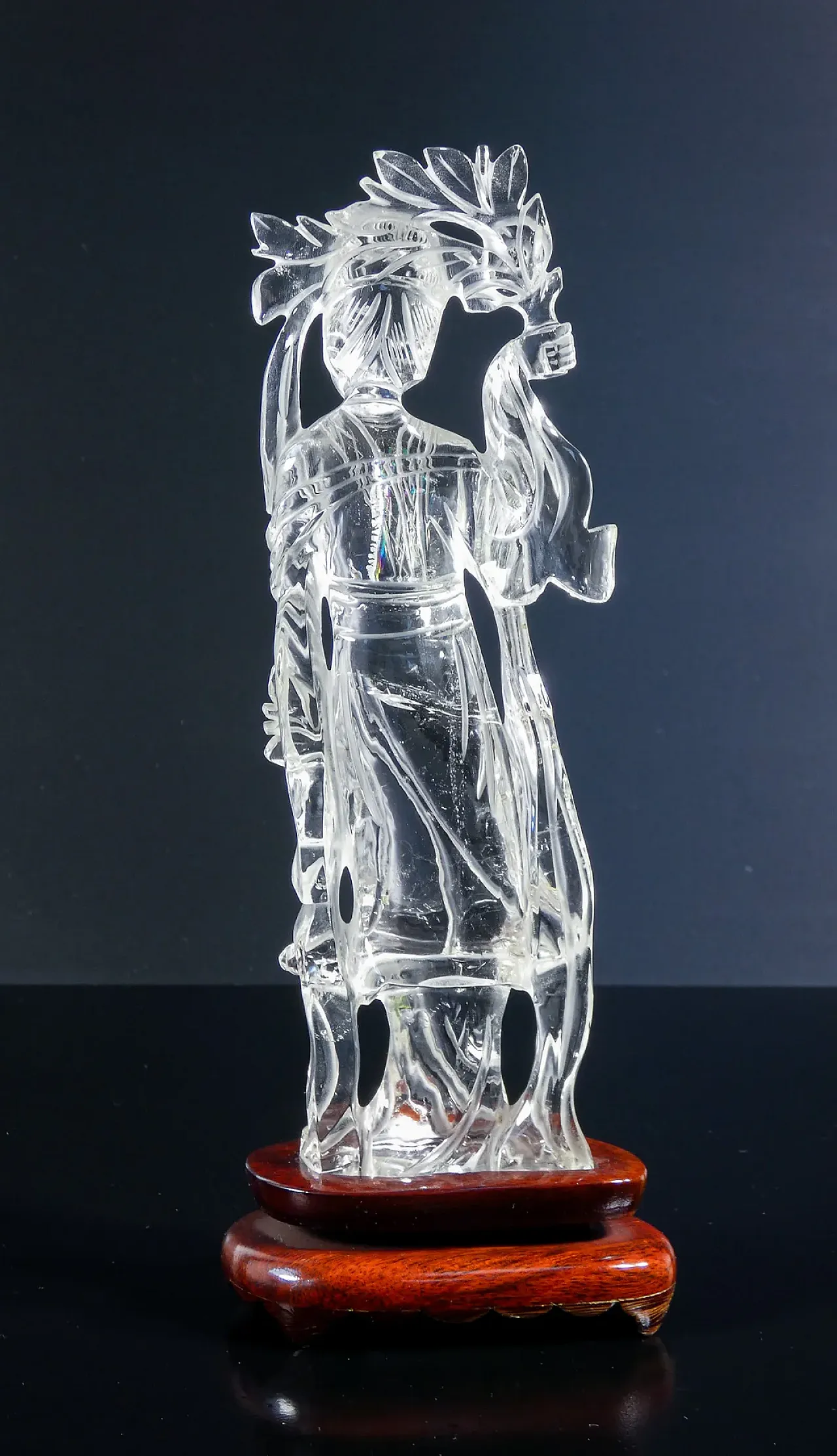 Scultura in cristallo di rocca, primo '900 9