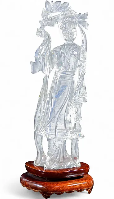 Scultura in cristallo di rocca, primo '900
