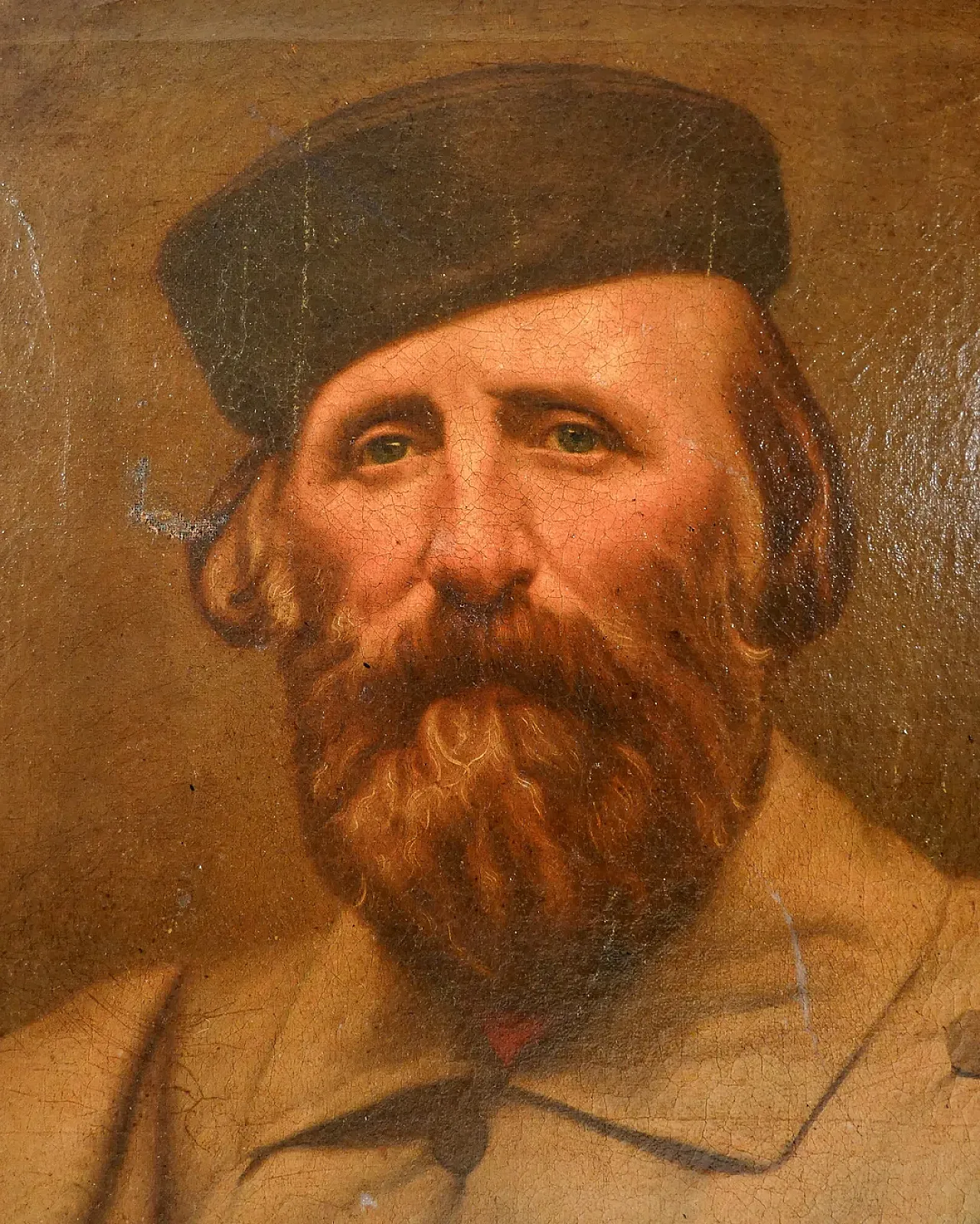 Ritratto di Giuseppe Garibaldi, olio su tela, fine '800 3