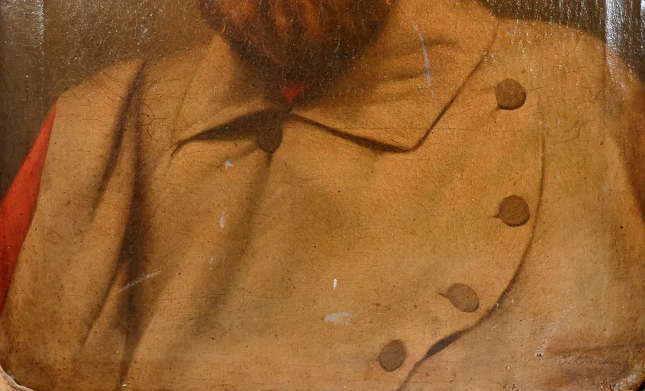 Ritratto di Giuseppe Garibaldi, olio su tela, fine '800 5