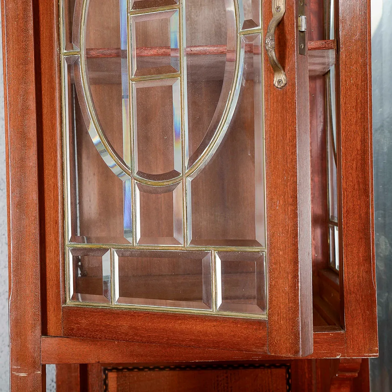 2-body sideboard with mirror and 2 drawers, early 20th century 12