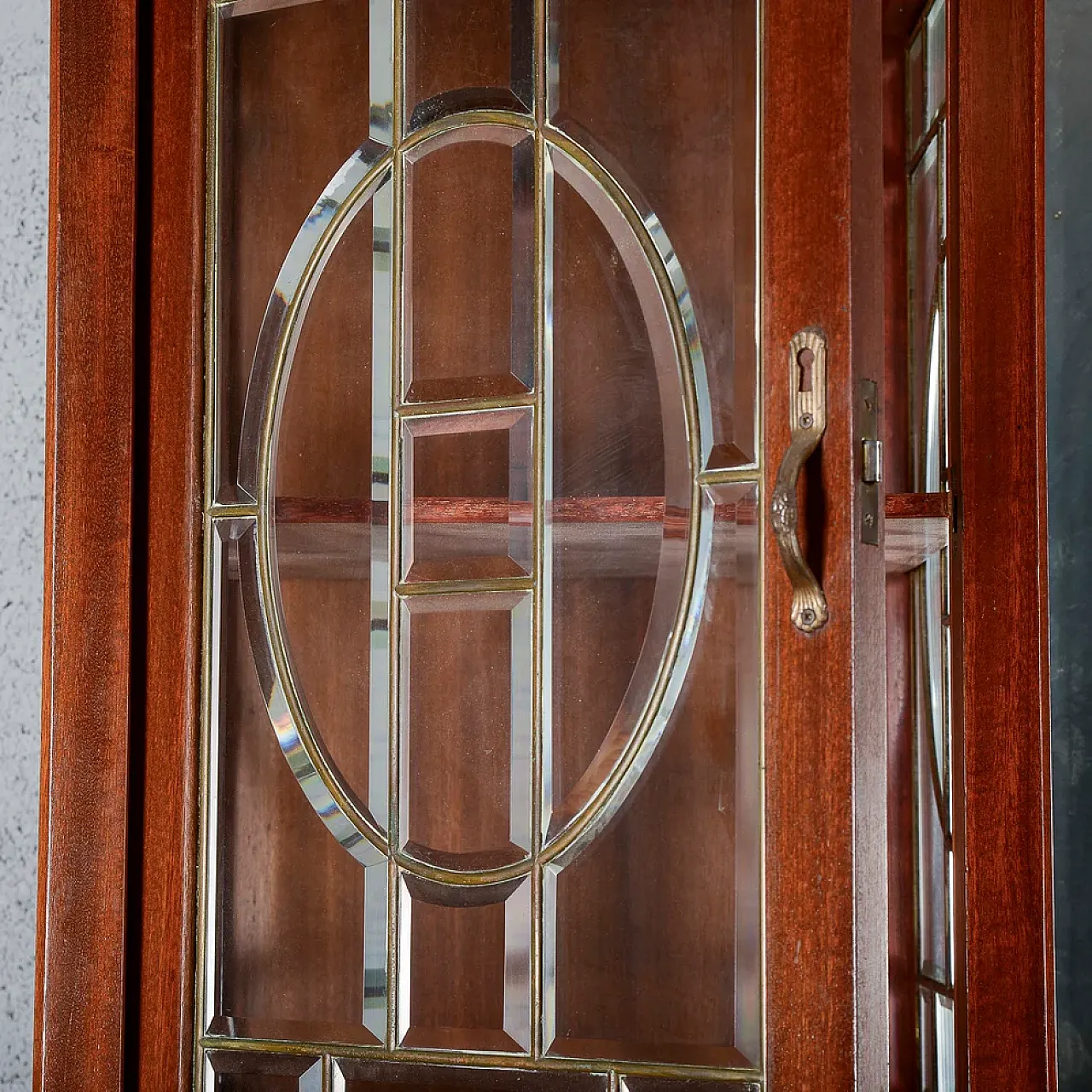 2-body sideboard with mirror and 2 drawers, early 20th century 13