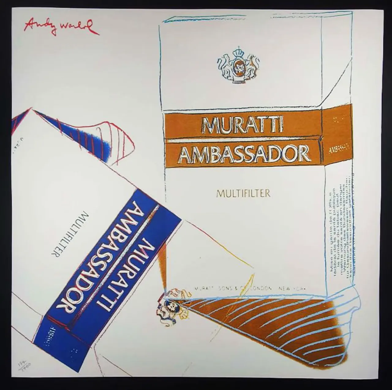 Muratti Ambassador by Andy Warhol, 1980s 1
