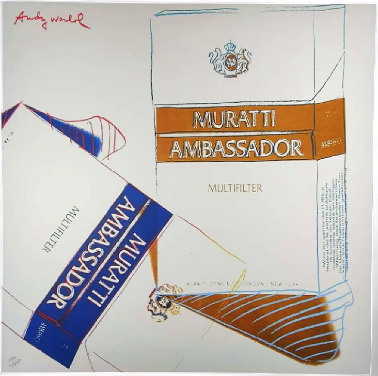 Muratti Ambassador by Andy Warhol, 1980s 6