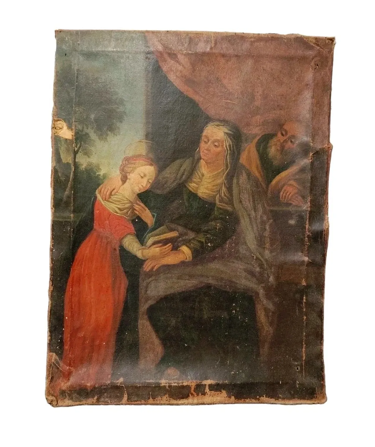 The Education of the Virgin, oil on canvas, 17th century 1
