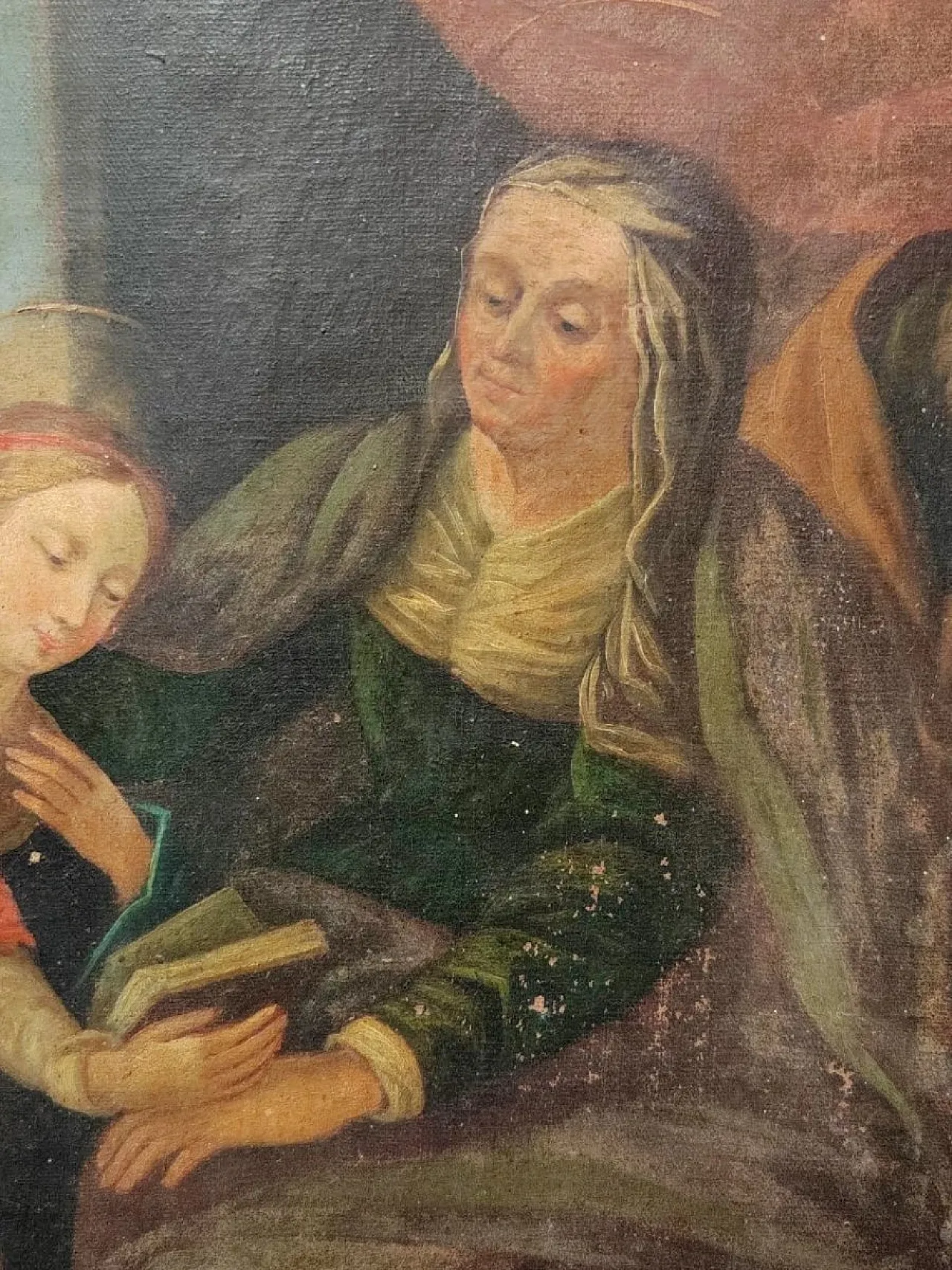 The Education of the Virgin, oil on canvas, 17th century 2