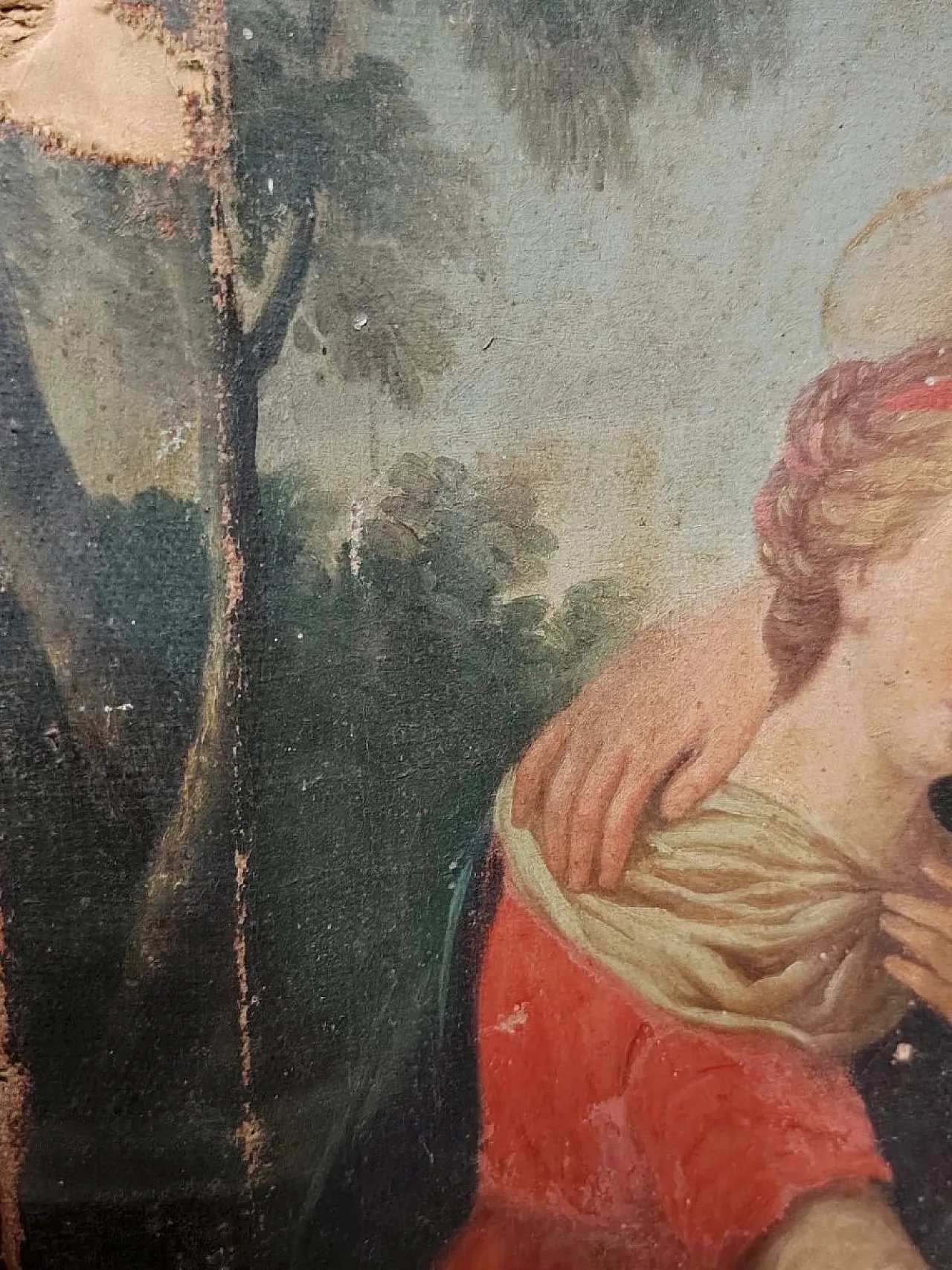 The Education of the Virgin, oil on canvas, 17th century 3