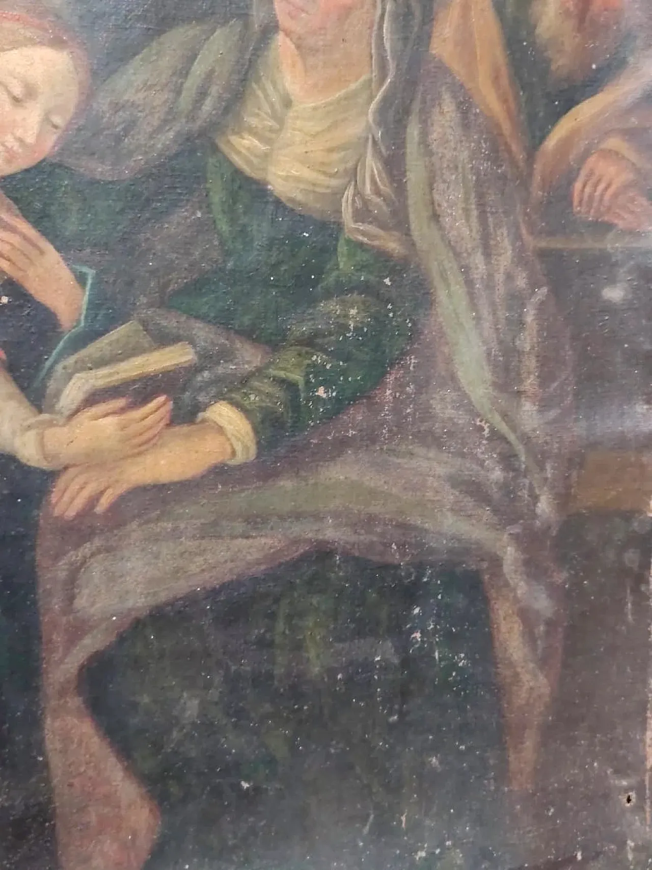 The Education of the Virgin, oil on canvas, 17th century 9