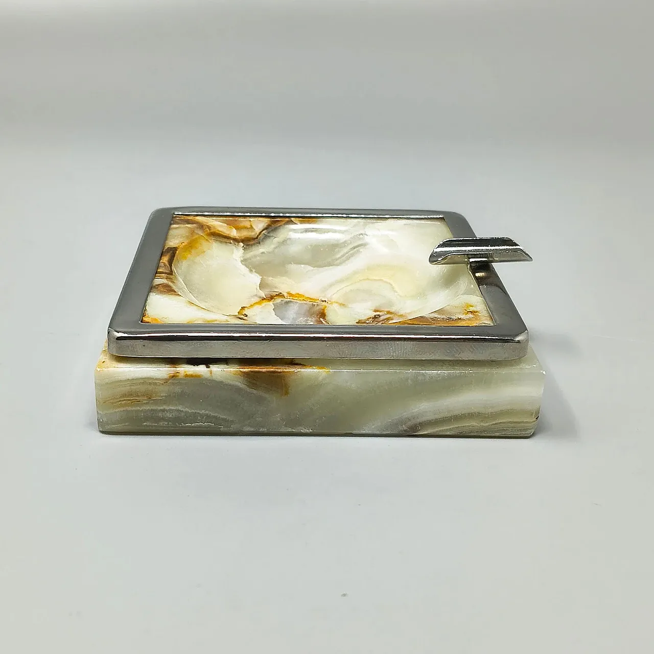 Onyx smoking set with table lighter and ashtray, 1960s 5