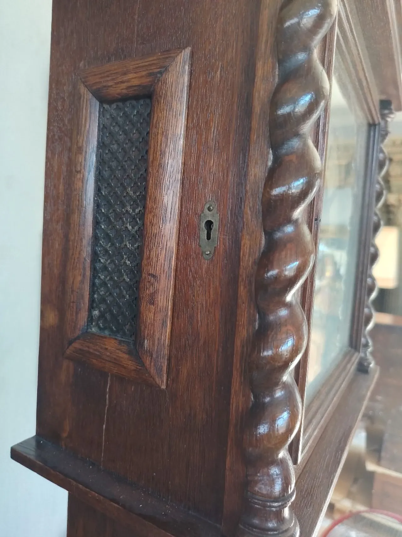 Oak pendulum clock, 19th century 5