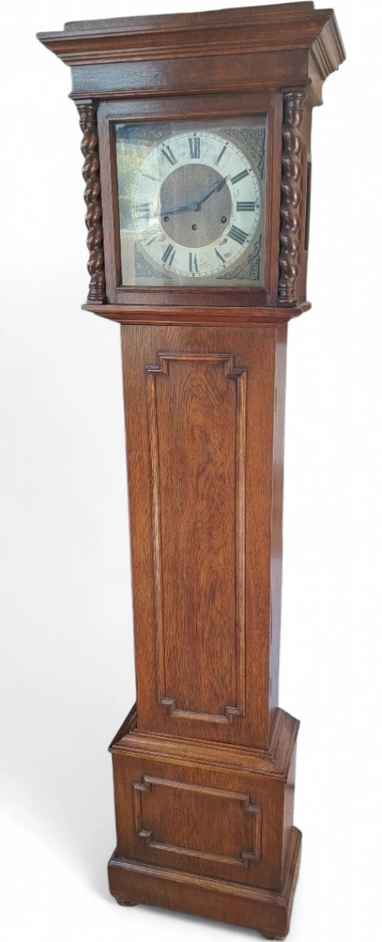Oak pendulum clock, 19th century 13