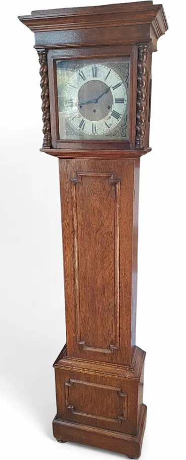 Oak pendulum clock, 19th century