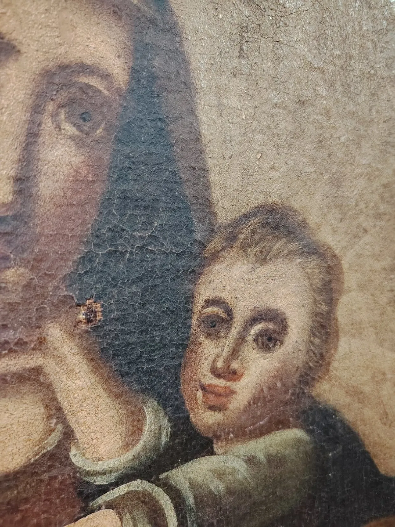 Virgin and Child, oil on canvas, 18th century 10