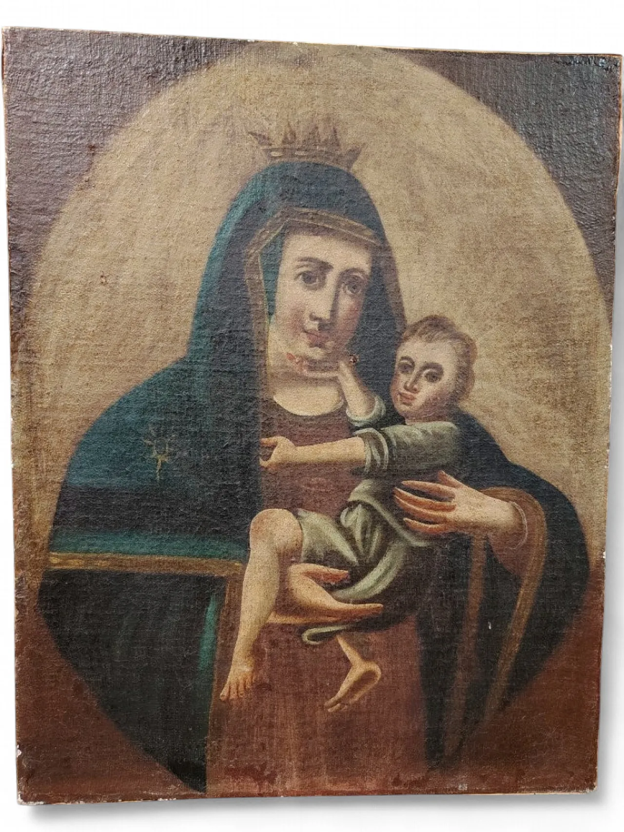 Virgin and Child, oil on canvas, 18th century 13
