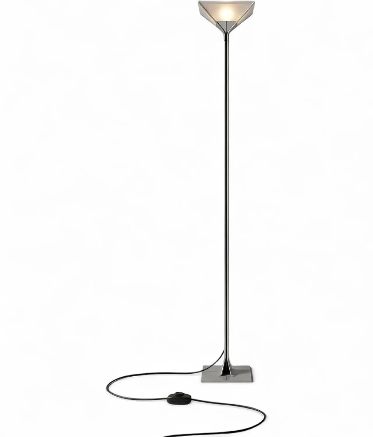 Gray Papillona floor lamp by Tobia Scarpa for Flos 70s 11