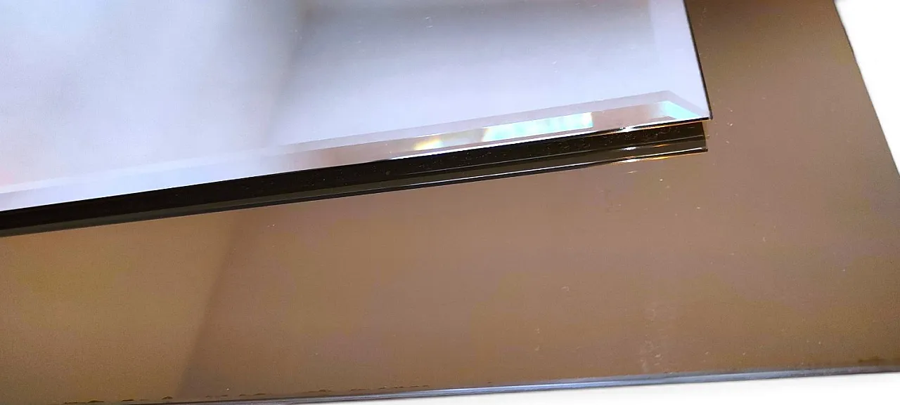 Specchio da parete con illuminazione integrata, anni '70 11