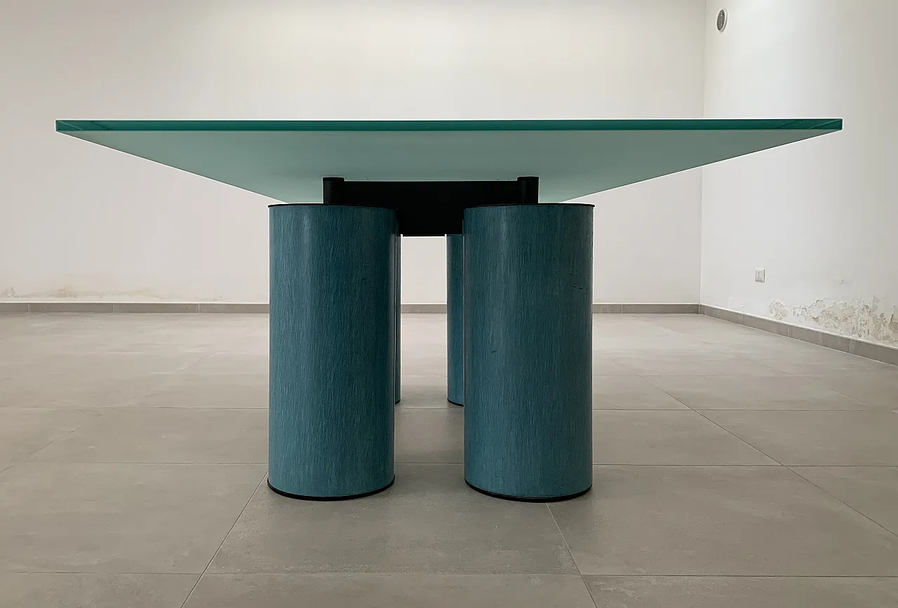 Serenissimo table Lella and Massimo Vignelli for Acerbis, 1980s 1