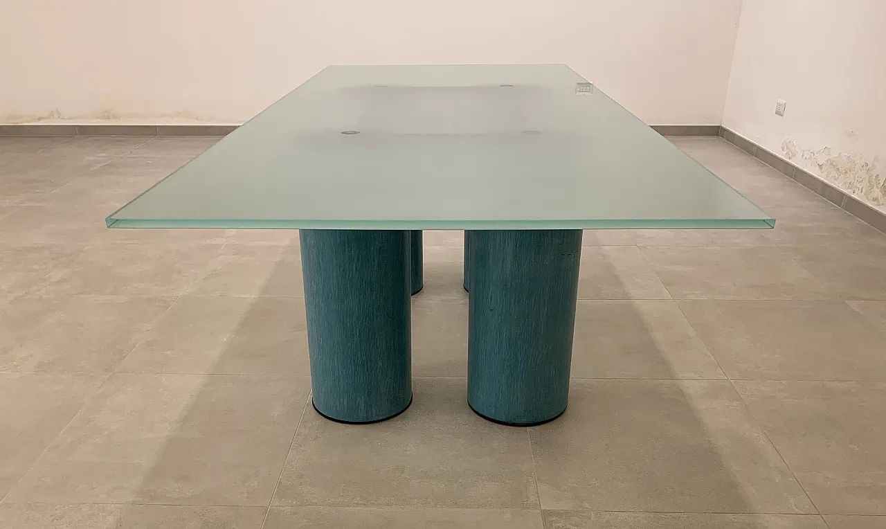 Serenissimo table Lella and Massimo Vignelli for Acerbis, 1980s 5