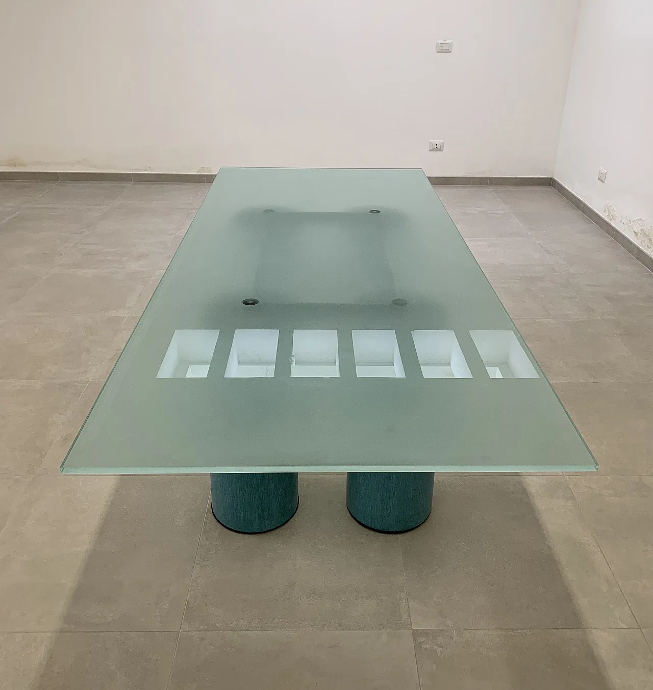 Serenissimo table Lella and Massimo Vignelli for Acerbis, 1980s 6